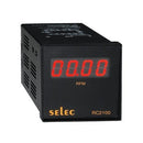 Digital RPM Meter 72x72 Selec RC2100 LED 4 Digit 90-270VAC/DC