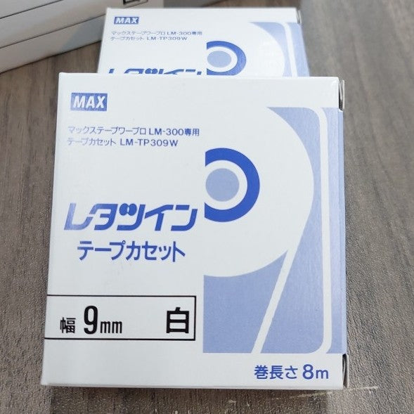 Label Tape Cassete Letatwin LM-TP309W 9 mm White