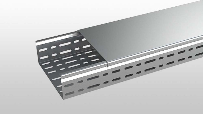 Cover Equal Tee Tray Tek Electro Galvanized 100 mm Silver