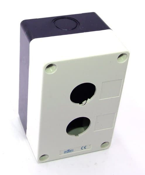 Control boxFort PVC 22 mm White 2 hole