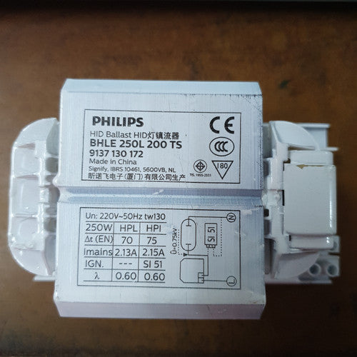 Ballast Philips BHL 250W U/HPLN/HPIT