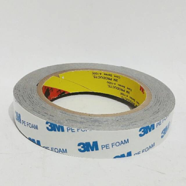 Double Tape 3M 1 Inch PE Foam Tape Gray