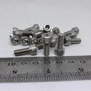 Baut N/B biasa M6x15 mm Silver (Kepala kunci Pas)