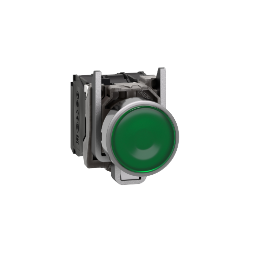 Push Button Schneider XB4-BW33G5 22 mm Metal 110VAC Green