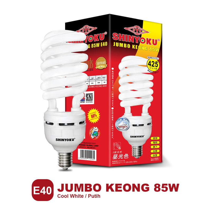Lampu Keong Jumbo Shinyoku E-40 85W White