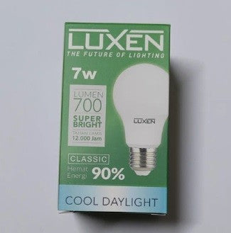 Lampu LED Bulb Luxen Classic 7W CDL 150-240V 100LM/W 6500K