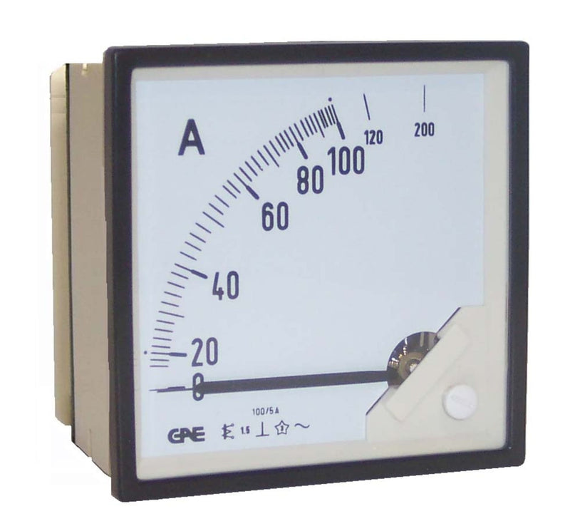 Ampere Meter GAE Analog 96x96 mm 200/5A
