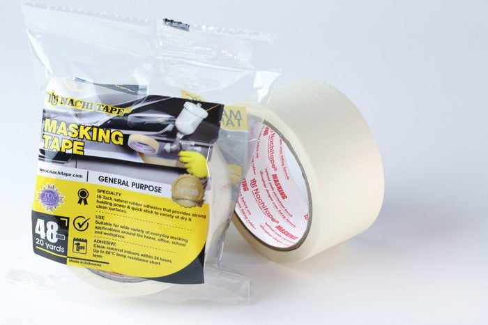 Isolasi kertas Nachi 2 Inch Masking Tape 48mmx20 Yard