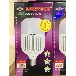 Lampu Jumbo Shinyoku LED E-40 80W White