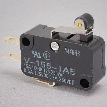 Mini Micro Switch Omron V-155-1A5 Plat Roda Pendek