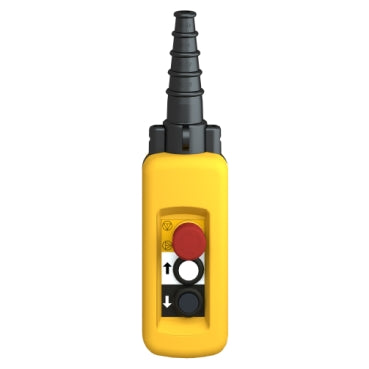 Hoist Push Button Switch Schneider XACA2913 2 Arah+Emergency S Double Speed