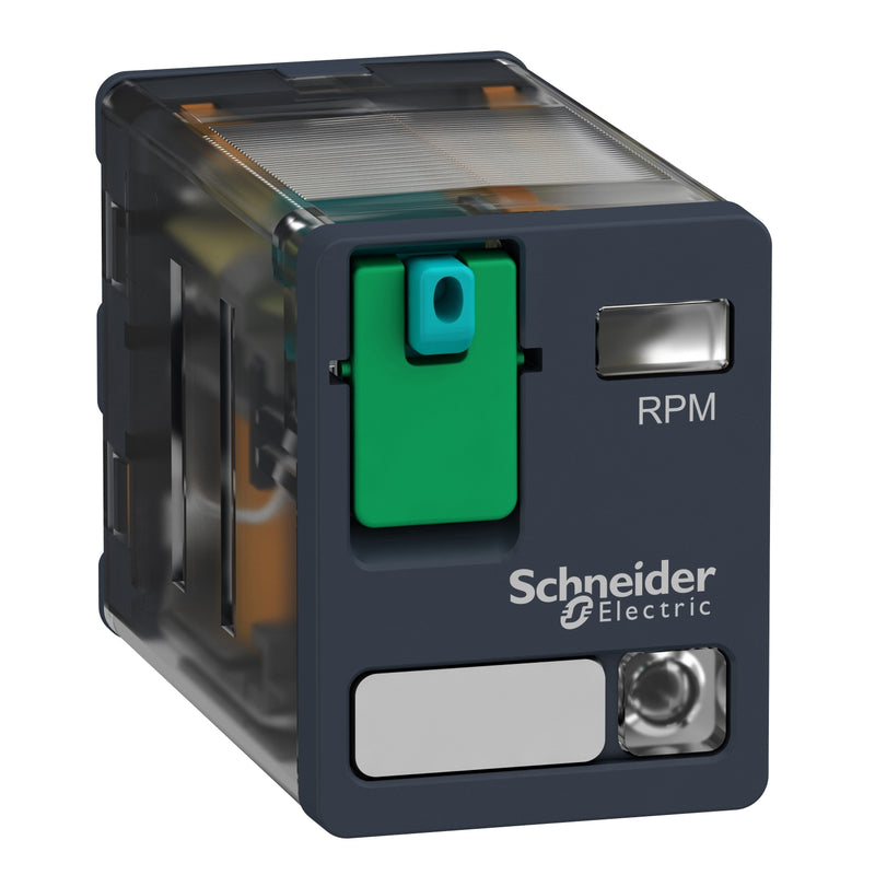 Relay Schneider RPM22BD (8 Pin Flat) 2 C/O 15A 24VDC