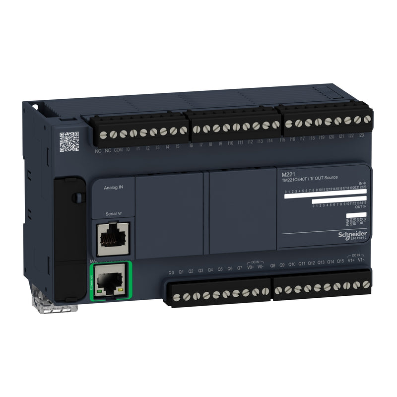 PLC Schneider TM221CE40T 40 I/O Transistor Ethernet Com