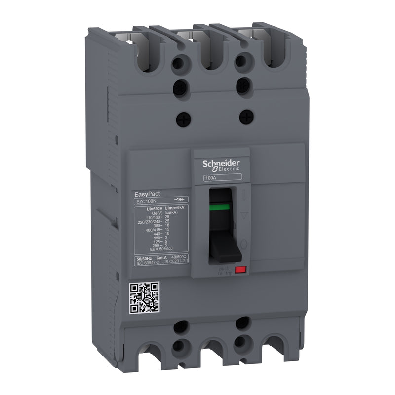 Breaker Schneider EZC100N 3P 20A 18kA EZC100N3021