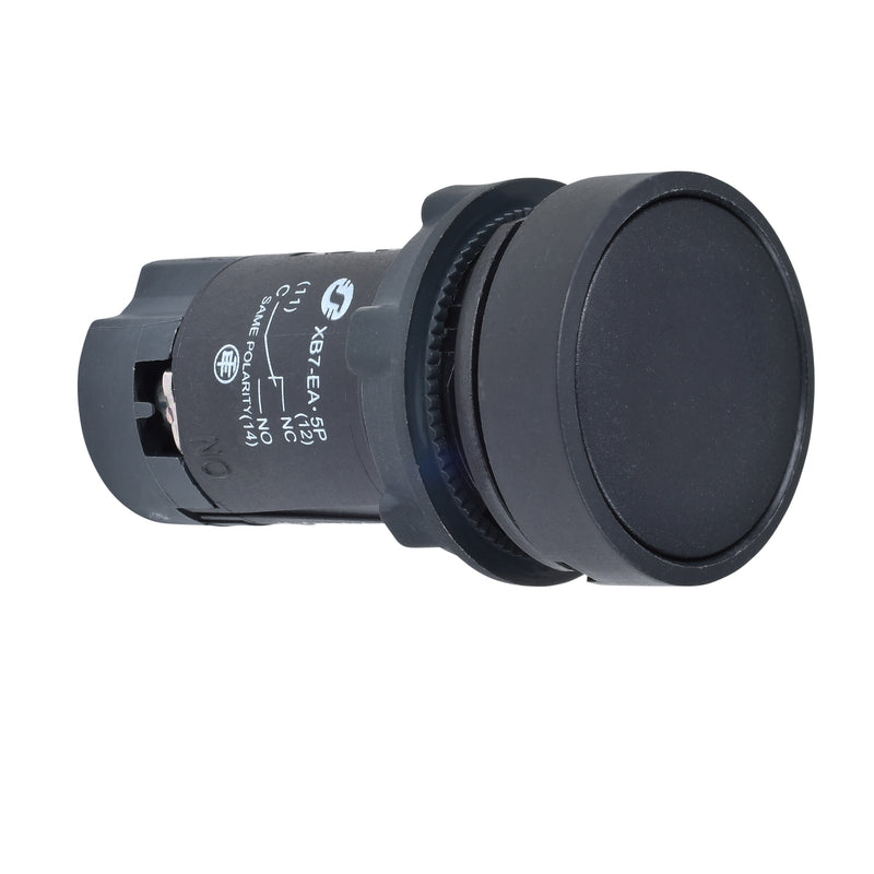 Push Button Switch Schneider XB7-EA21P 22 mm Monoblock Momentary Black 1NO