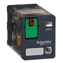 Relay Schneider RPM22P7 (8 Pin Flat) 2 C/O 15A 230VAC