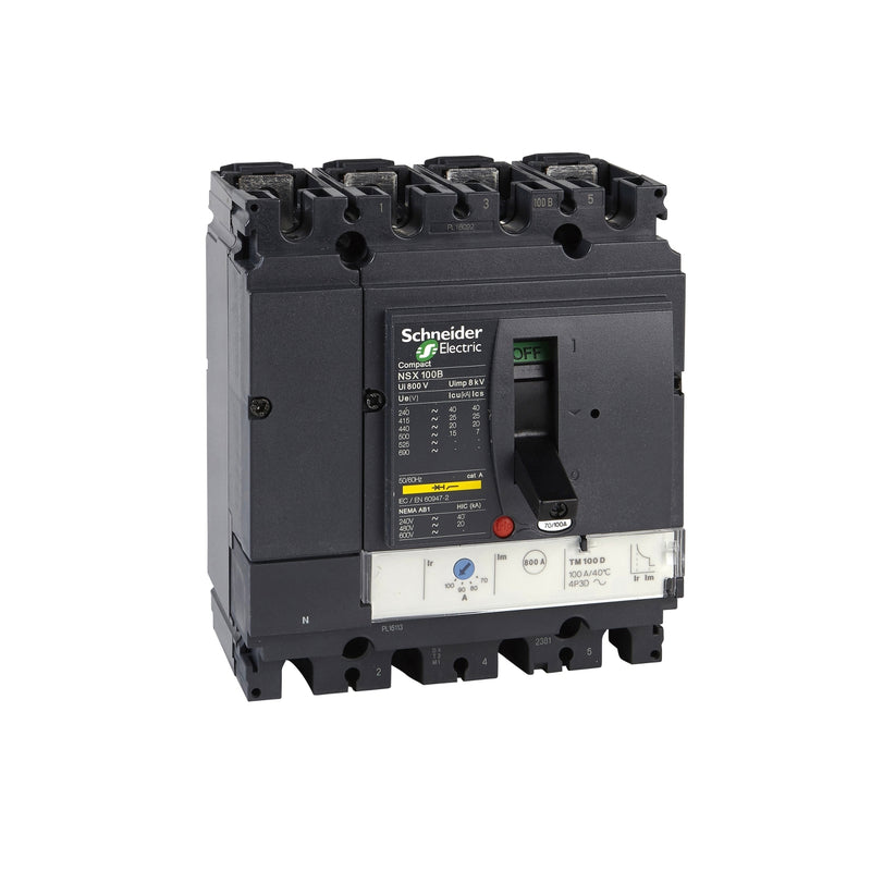 Breaker Schneider Compact NSX100N 4P 40A (28-40A) 50kA C10N6TM041