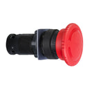 Push Button Switch Schneider XB7-ES542P 22 mm Monoblock Mushroom Latching Turn to Release Red 1NC