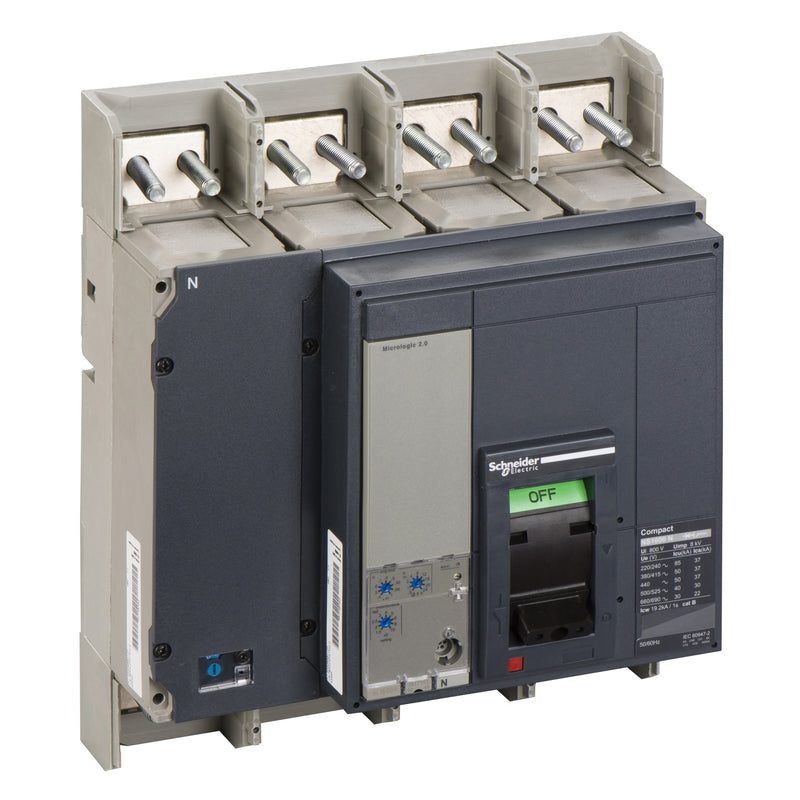 Breaker Schneider NS1600N 3P 640-1600A 50kA Electrically Operated (33484E)