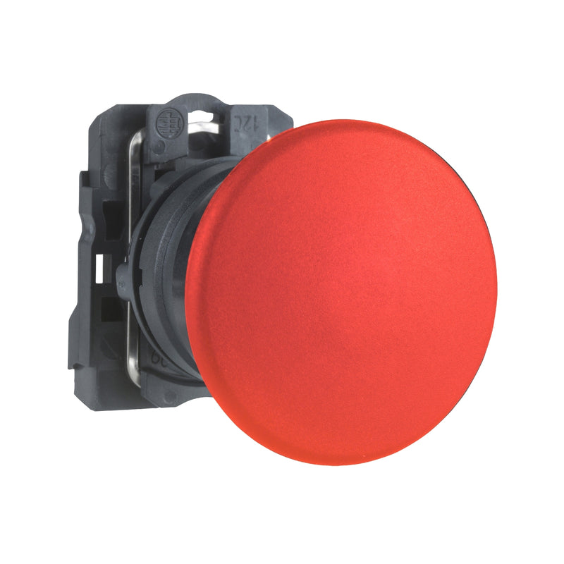 Push Button Switch Schneider XB5-AC42 22 mm Plastic Mushroom Momentary Red 1NC