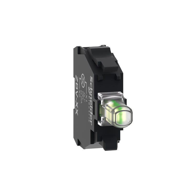 Light Blok Schneider ZBVB1 24V White