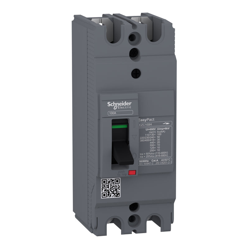 Breaker Schneider EZC100H 2P 15A 30kA EZC100H2016