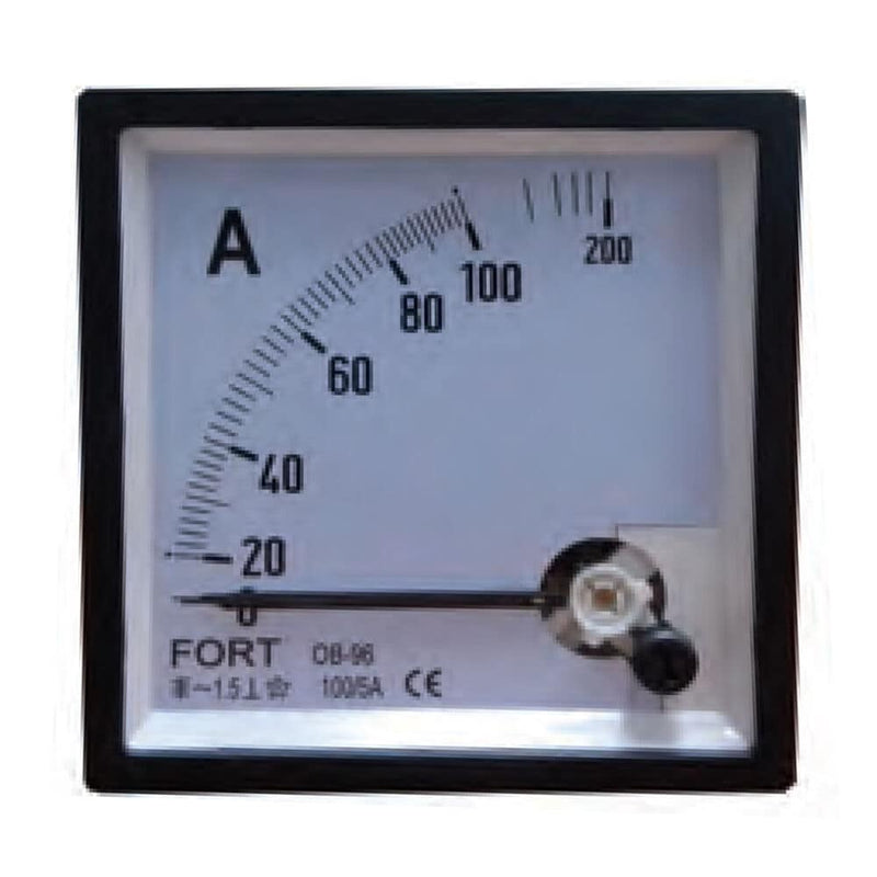 Ampere Meter Fort 72x72 mm 0-50A/100A FT-72A