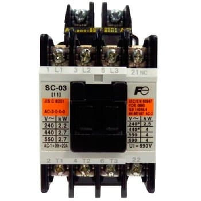Kontaktor Fuji SC-03/G24VDC 4KW 1B/1NC