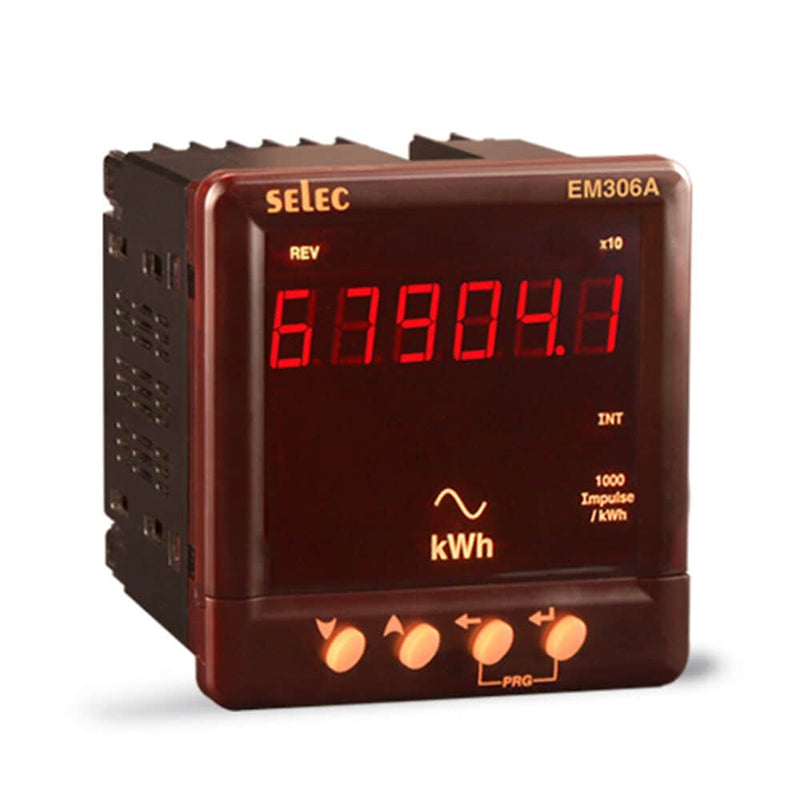 Digital Hz Meter Selec LED EM306-A 96x96 1P/2W