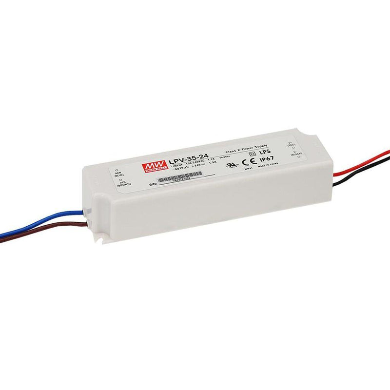 Power Supply Mean Well LPV-35-12 12V 35Watt IP67