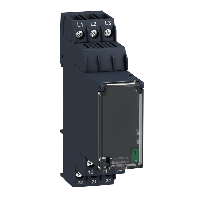 Relay Phase Control Schneider RM22TG20 (2C/O 5A) 208-480VAC