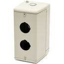 Control Box Steel Idec KGN211Y Dia. 30 mm 2 lubang Grey