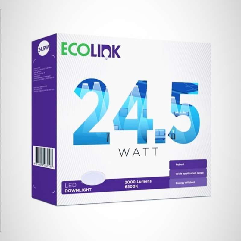 Downlight LED Ecolink- EDN200B D.150mm 16W 220V CW