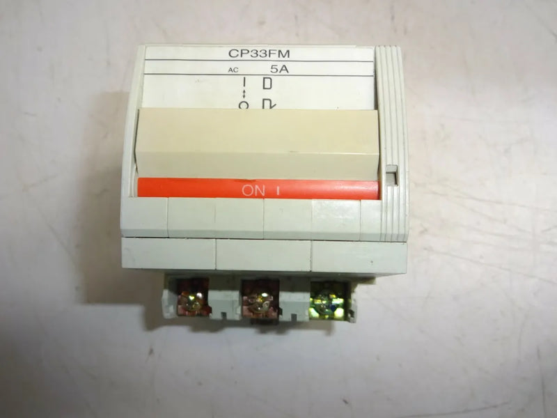 Circuit Protector Fuji CP33FM/5 3P 5A White