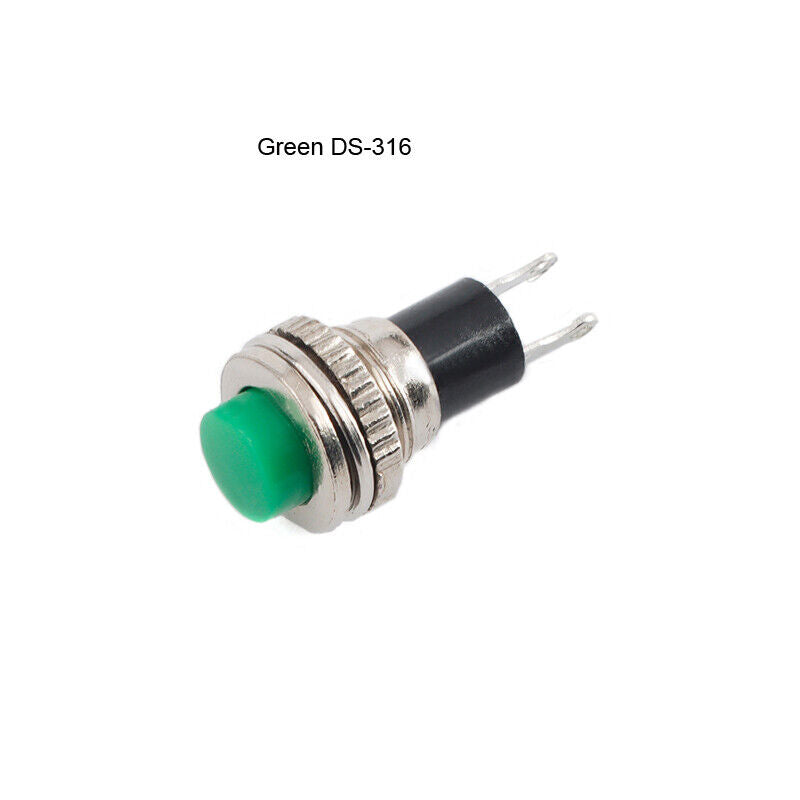 Push Button Reset DS-316 10mm Green