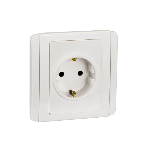 Stop Kontak Schuko Schneider NEO E3426_16SS_WW_G3 1 Gg White