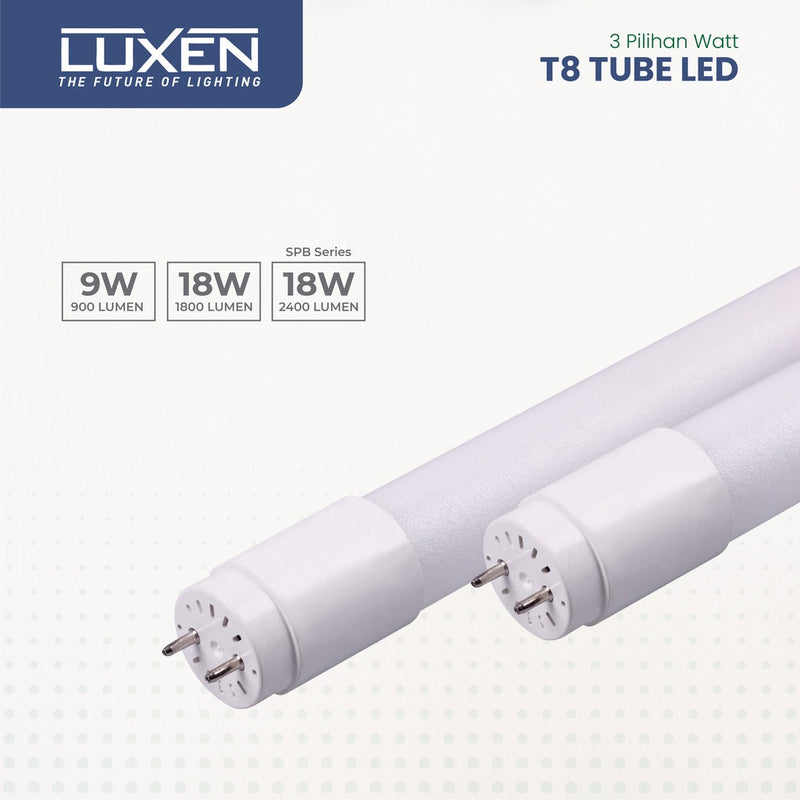 Lampu TL LED Luxen T-8 LED 18W  White