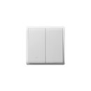 Saklar Pieno Lavender Silver 2 Gang 1 Arah E8232L1F_LS_G4